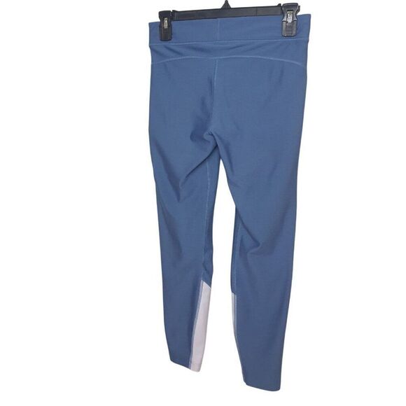 Under Armour Women's HeatGear Cropped Compression Leggings Blue White Med NWOT - Picture 2 of 6